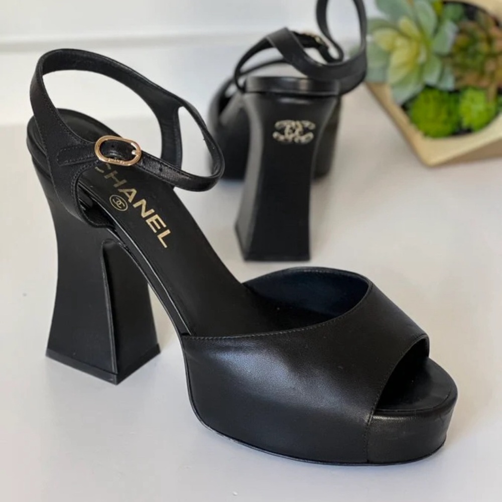 Chanel Black Women's Heels
